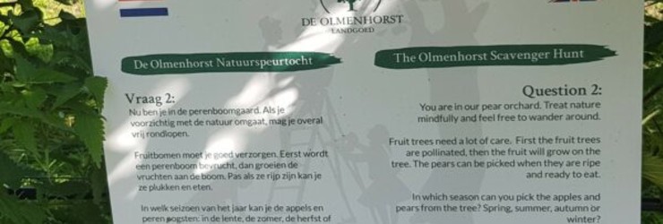 Olmenhorst | Agenda | Openingstijden | Bord