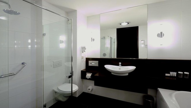 Salle de bains chambre confort anti-allergie Hotel Sassenheim