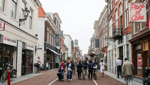 Winkelstraat Leiden